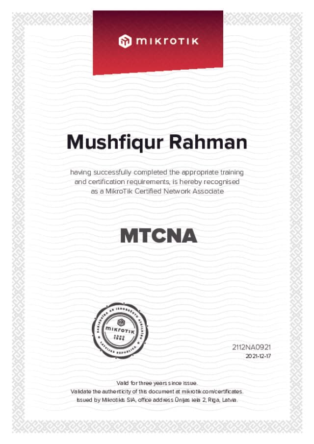 MTCNA